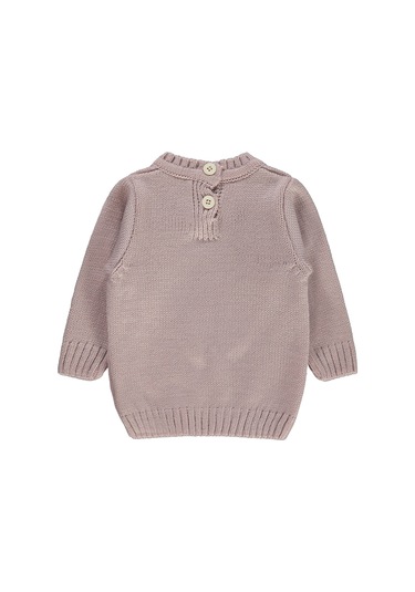 Civil Baby Kız Bebek Triko Kazak 6-18 Ay Pudra