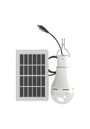 Qingmipy "20 Led Güneş Enerjili Taşınabilir Lamba - 3 Parlaklık Modu, 1500mah Pil, Ip65 Su Geçirmez, Kamp & Acil Durum Aydınlatması" Diğer