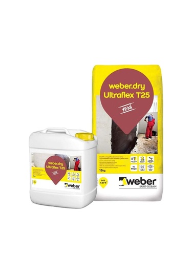 Weber Dry Ultraflex T-25 15 Kg Sıvı+ 15 Kg Toz