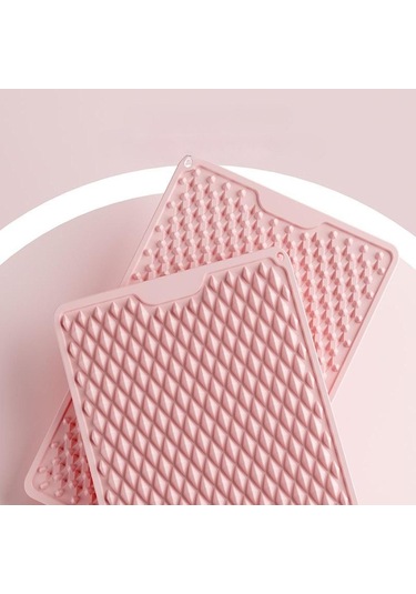 Suntek Ayak Masaj Aleti Hafif Kompakt Akupresür Matı Fitness Pembe