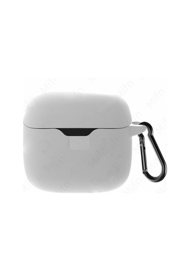 Jbl Tune Flex Kılıf Model Uyumlu Mat Silikon Soft Kancalı Sf7 Siyah