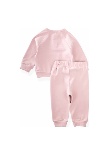 Cigit Reglan Kol Patlı Basıc Takım 1-5 Yaş Pudra Pembe Pudra Pembe