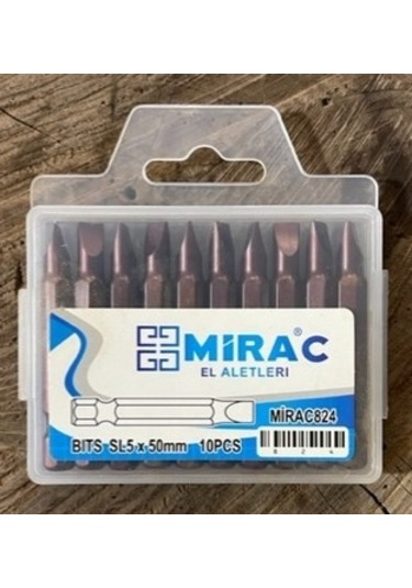 Mrc Sl5 Düz Bits Uç Mıknatıslı Düz Vida Sıkma Ucu Sl5 Düz Vida Ucu 50mm