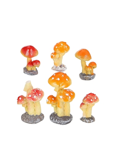 Bahçe Mantar Evi Küçük Peyzaj Dekorasyonu Bebek Evi Minyatürleri