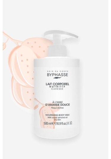 Tatlı Badem Yağlı Besleyici Vücut Sütü Pratik Pompalı Ambalaj 500ml