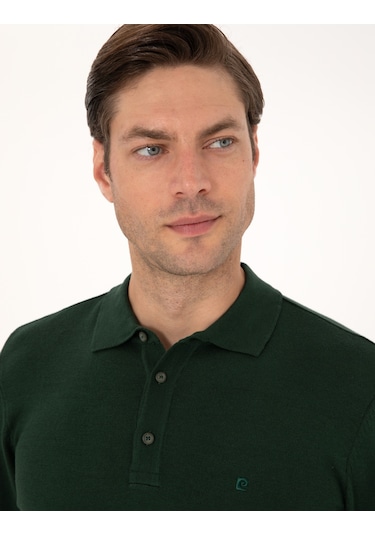 Pierre Cardin Erkek Koyu Yeşil Kazak /triko 50314189-vr079 Koyu Yeşil