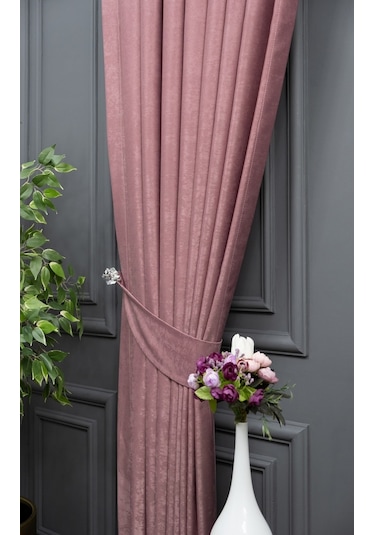 Taç Soft Gül Kurusu Fon Perde Gülkurusu