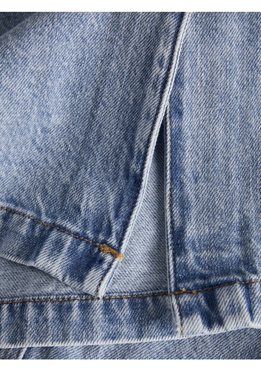 Jack & Jones Kadın Sirt Detayli Denim Bluz - Dora - 12277036 Light Blue Denim