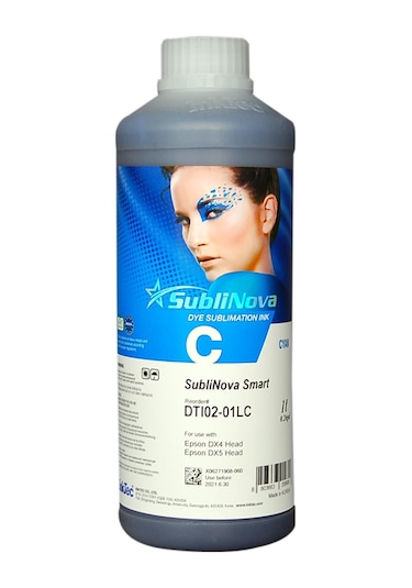 İnktec Sublinova Süblimasyon Mürekkep 1 L Mavi Dtı02-01Lc