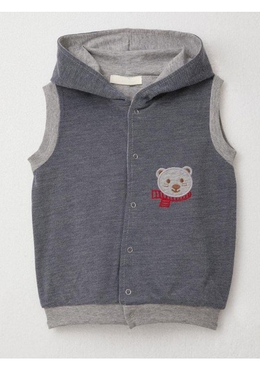 Erkek Bebek Bodyli 3 Lü Takım-15308 İndigo