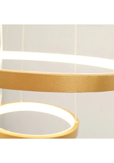 Coda / 60 Cm / 3 Renk Işık / Sarkıt Avize / 3 Yıl Garan... Gold Sarı