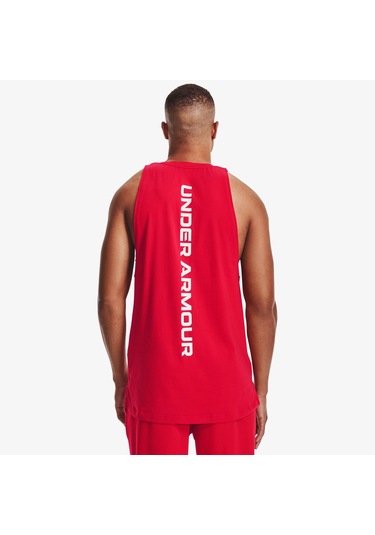 Under Armour Baseline Cotton Erkek Kırmızı Antrenman Atleti - 1361901