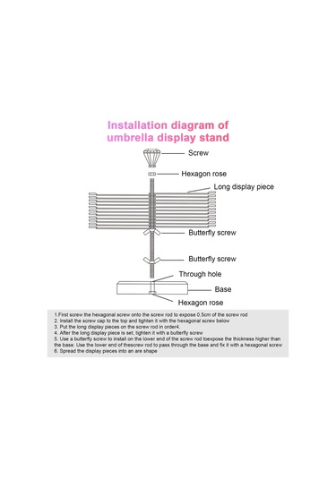 Reedark 120'lik Spiral Tırnak Ucu Standı - Profesyonel Manikür Gösterim Raftı