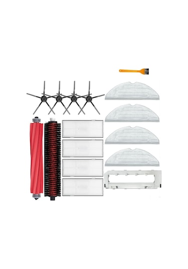 Crackedice Roborock S7 Maxv Ultra S7 Pro Ana Yan Fırça Hepa Filtre Paspası İçin