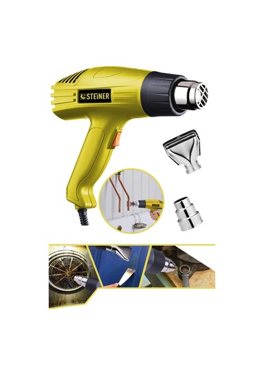 Steiner 3000 Watt 2 Kademeli Profesyonel Sıcak Hava Isı Tabancası N11.414