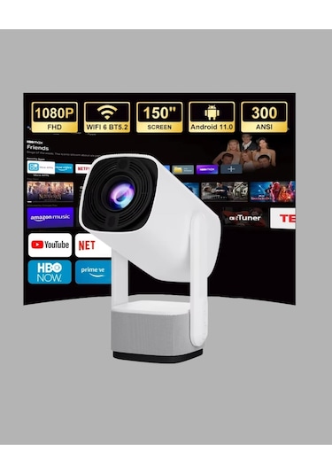 Hd 720p Projeksiyon Geniş Ekran, 10.000 Saat Ampul Ömrü, Ev Sineması Deneyimi
