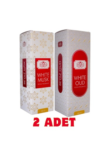 Esved White Oud + White Musk Oda Kokusu 2 x 400 ML
