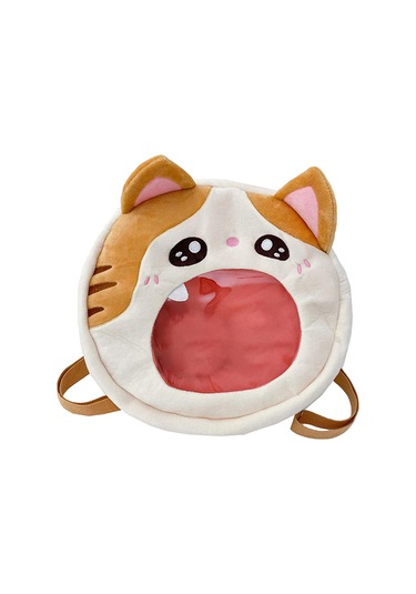 Suntek Karikatür Peluş Sırt Çantası Sevimli Büyük Bebeksiz Sarı