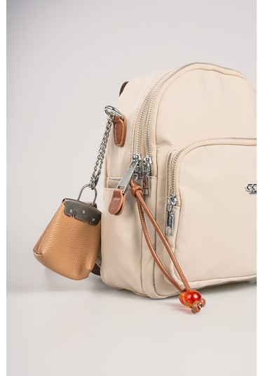 Ççs Kadın Sırt Çantası Ccs18025 Bej Bej