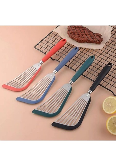 Stil'nyj İ Udobnyj Dom Mutfak Spatulası - Çizilmeye Karşı Paslanmaz Çelik Ve Silikon 175996678 Çelik