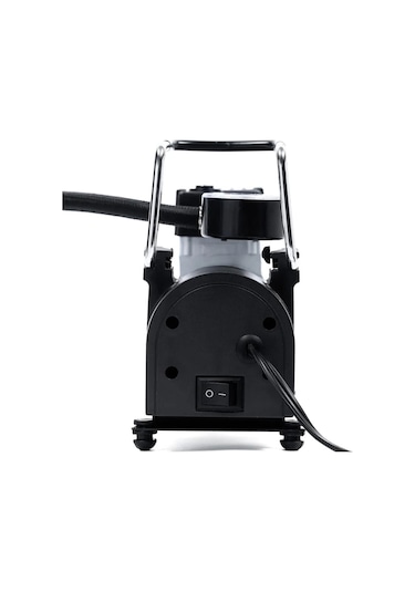 Sentinel Metal Gövdeli Gri Mini Oto Araç Hava Kompresörü 12v