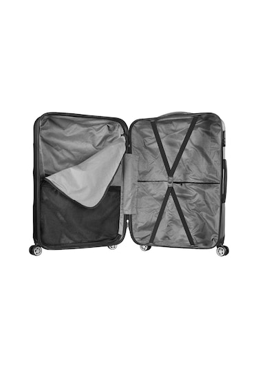 Wexta Wx-300 Anatolya Serisi Siyah Orta Boy Valiz Siyah