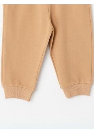 Erkek Çocuk Cep Detaylı Eşofman Takım-14228 Kahverengi