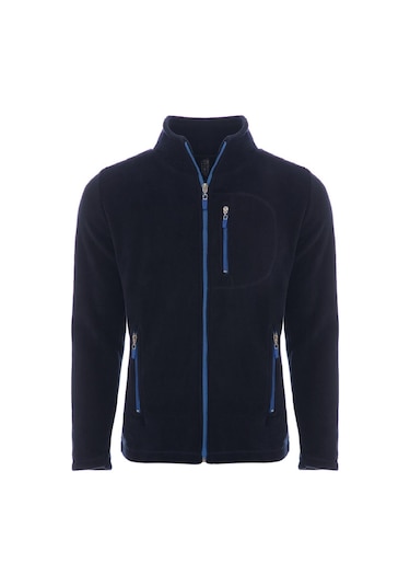 Genius Store Unisex 3 Cepli Tam Fermuarlı Polar Ceket