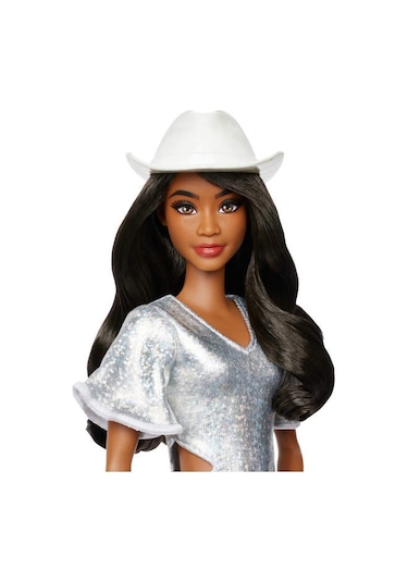 Barbie Büyüleyici Parti Bebekleri - Metalik Gri Elbiseli