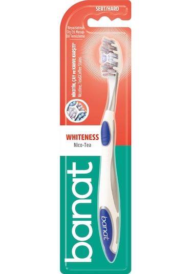 Banat Nico Tea Çay Kahve Sigara Lekelerini Önleyici Diş Fırçası