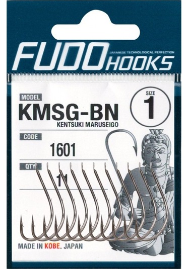 Fudo 1601 Kentsukı Maruseıgo, No:4, Black Nıkel, 14p Olta İğnesi