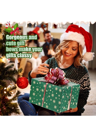 Springsun 30 Adet Büyük Boy Hediye Paketi Bowları - 10 Renkli Organza Çiftleri, Hediyeler Ve Kutular İçin Zengin Dekorasyon, Kolay Kullanıma Uygun Ve Dayanıklı