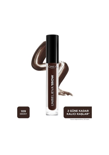 L'Oreal Paris Unbelieva Brow Long Lasting Brow Gel - 109 Ebony