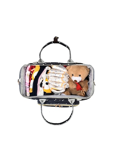 Lal Baby Baggage Bag Puantiye Omuz Askılı Anne Bebek Bakım Çantası Çok Renkli