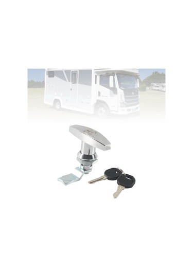 Homyl T Saplı Kilit Anahtarlı Alet Kutusu Araba Gümüş