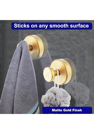 Besthome1 6.8kg Yük Kapasiteli Banyo Sucuklu Çekme Hook - Paslanmaz Çelik, Delme Yok, Siyah 4 Adet Siyah