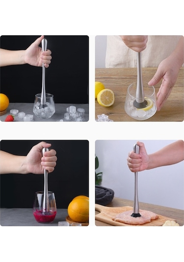 Meyve Popsicles Ezilmiş Buz Çekici Barmen Püresi Çubukları S