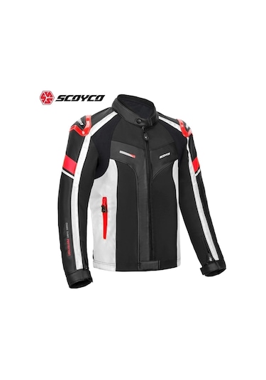 Scoyco Jk152- 4 Mevsim Mont Kırmızı/siyah