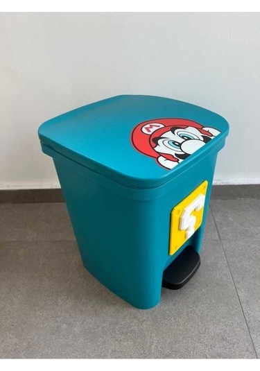 Maoyaya Ev Çöp Kutusu Blj-8143 11l Renkli Büyük Kapasiteli Yaratıcı Çöp Kutusu Diğer