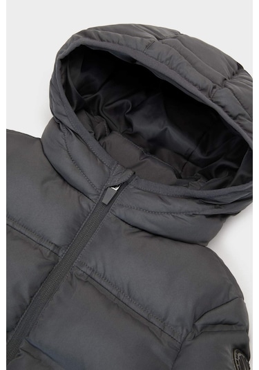 Defacto Erkek Bebek Kapüşonlu Fermuarlı Mont C6963a525auar141 Antrasit