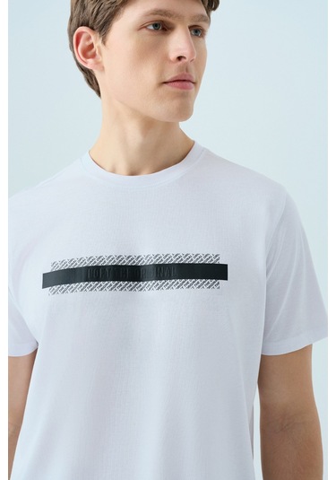 Loft Erkek Tişört Lf2038585 Beyaz