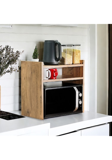 Mutfak Rafı Dolap Fırın Dolabı Kahve Köşesi Bango Rafı 5507