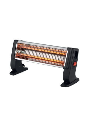 Akel As1012 Mercan 2 Çubuklu Isıtıcı Siyah