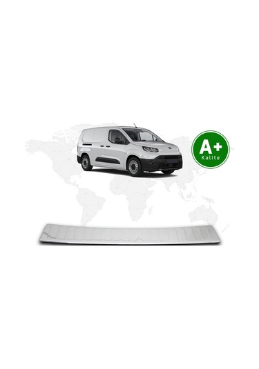 Toyota Proace City Panelvan Krom Arka Tampon Eşiği 2024 Model Ve Sonrası