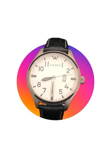 İ-watch 55215 Erkek Kol Saati Metalik Gri