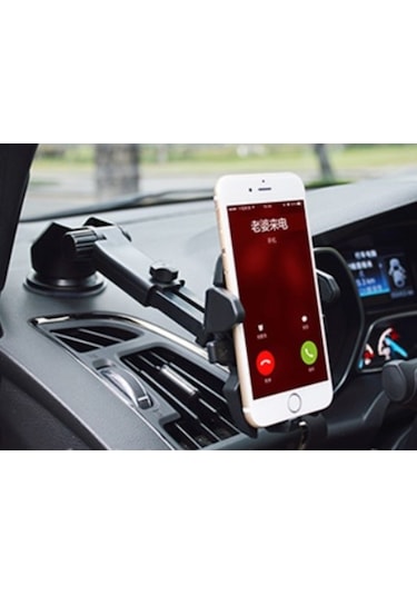 Uzayabilen Uzatmalı Telefon Tutucu Teleskopik Kıskaçlı Vantuzlu (393327404)