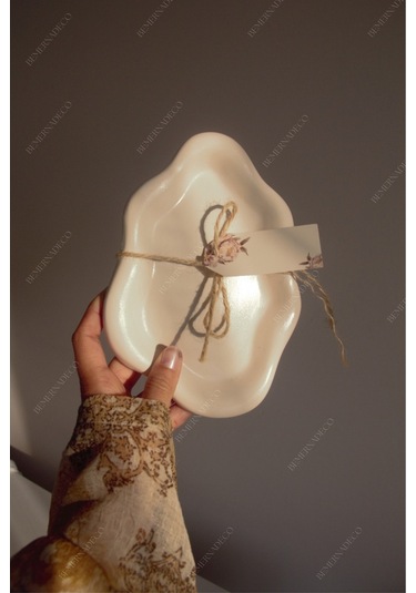 Dekoratif Bulut Tabak, Bulut Tabak, Dekoratif Takı Tabağı, Dekoratif Tabak Vernikli