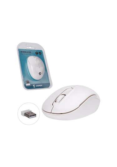 KABLOSUZ MOUSE 2.4GHZ 1500DPI BEYAZ EVEREST SMW-666