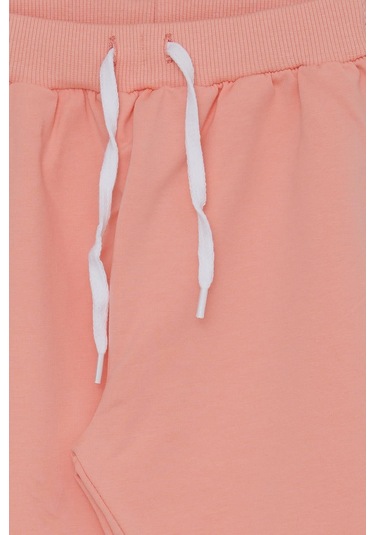 Breeze Kız Çocuk Eşofman Altı Tavşancık Nakışlı 1-4 Yaş, Somon-somon Somon