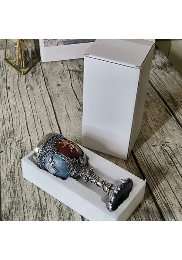 Besthome1 Antik Ahşap Kaplı El Yapımı Paslanmaz Çelik Bardak